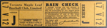 Load image into Gallery viewer, 1950&#39;S Toronto Maple Leafs Baseball Ticket AAA International League Vtg
