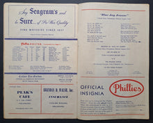 Load image into Gallery viewer, 1947 Philadelphia Phillies Blue Jay Logo Vintage Baseball MLB Program
