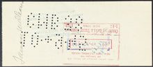 Load image into Gallery viewer, 1945 Tennessee Williams Signed Autographed Vintage Bank Cheque Playwright

