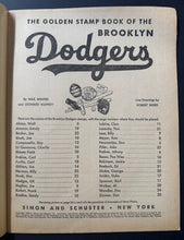 Load image into Gallery viewer, 1955 Golden Stamp Book Of The Brooklyn Dodgers World Series Championship Season
