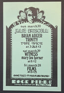 1969 Rock Pile Toronto Rock Concert Venue Handbill Masonic Temple Julie Driscoll