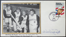 Load image into Gallery viewer, Willie Stargell Signed First Day Issue Autographed 1984 Roberto Clemente Stamp
