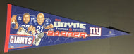 NFL New York Giants Ron Dayne + Tiki Barber Thunder & Lightning Football Pennant