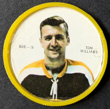 Load image into Gallery viewer, 1968/69 Tom Williams Boston Bruins Shirriff Hockey Coin NHL Short Print
