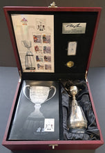 Load image into Gallery viewer, 2012 CFL 100th Grey Cup Complete Fan Set Original Wood Case Toronto Argonauts
