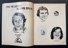 Load image into Gallery viewer, 1975 WHA 3rd Annual All Star Game Program At Edmonton Coliseum World Hockey
