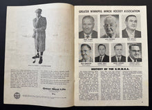 Load image into Gallery viewer, 1967 Winnipeg Arena Program Alan Cup Drumheller Miners Cdn Mens Hockey Team
