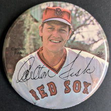 Load image into Gallery viewer, 2 1970s Carlton Fisk MLB Boston Red Sox Pinbacks Baseball Hall of Fame Vintage
