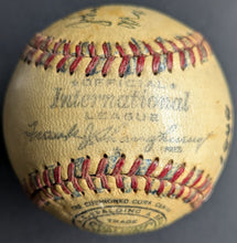Load image into Gallery viewer, 1949 Official International League Baseball Autographed By Famous Umpires Signed
