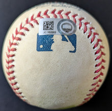 Load image into Gallery viewer, 2020 Toronto Blue Jays @ Tampa Bay Rays ALWCS Game 2 Game-Used Baseball MLB HOLO
