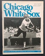 1977 Toronto Blue Jays Inaugural Season Baseball Program MLB Chicago White Sox