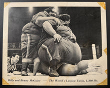 Load image into Gallery viewer, 1970s Photo Wrestlers The McGuire Twins Legendary Vintage
