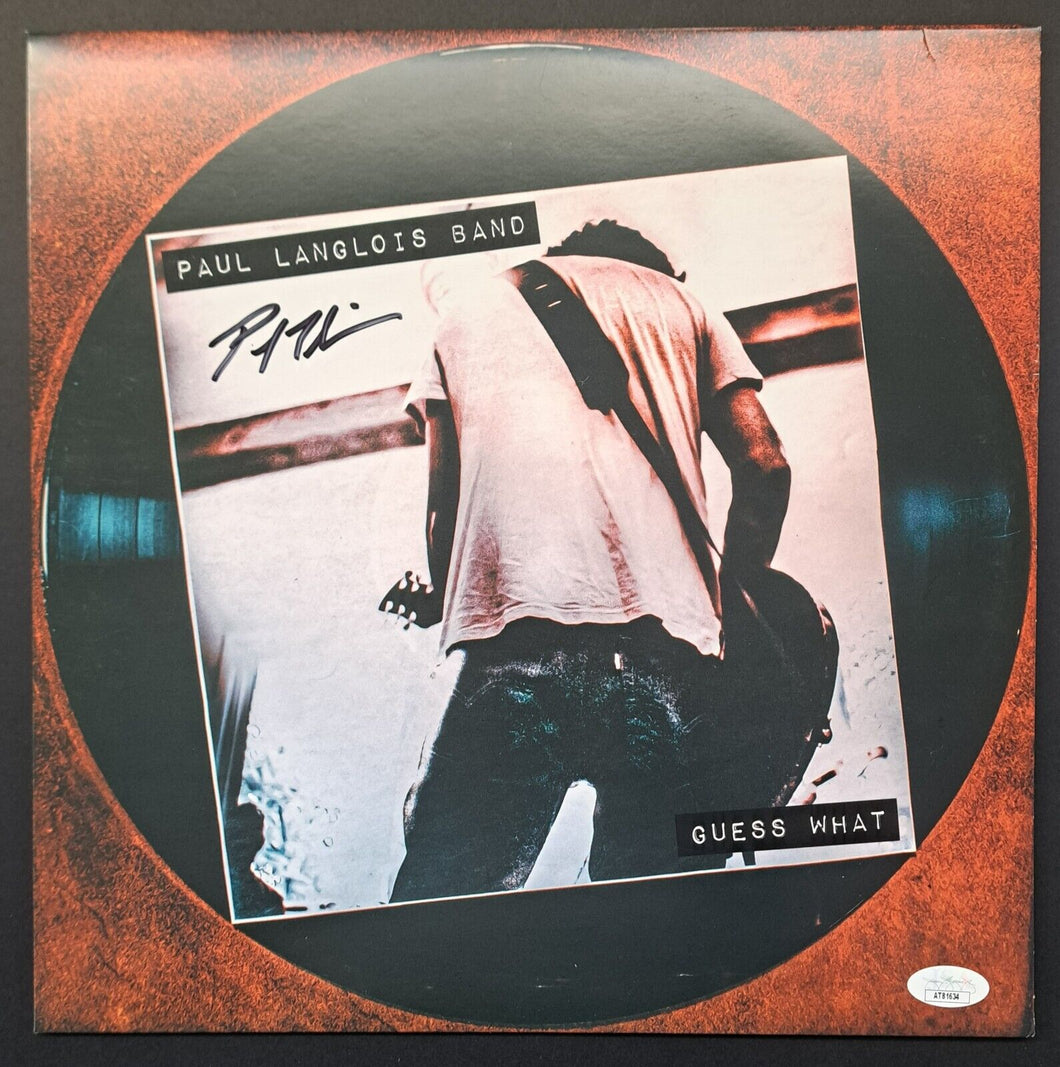 2023 Paul Langlois Tragically Hip Signed Autographed Album JSA Authenticated