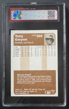 Load image into Gallery viewer, 1983 Fleer MLB #360 Tony Gwynn San Diego Padres Baseball Card KSA Vintage
