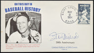 1984 Stan Musial St Louis Cardinal Signed First Day Cover Cachet Baseball