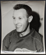 1949 NHL Hockey Detroit Red Wings Enio Sclisizzi Type 1 Vintage Photo