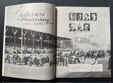 Load image into Gallery viewer, 1961 Indy 500 50th Anniversary Vintage Racing Program A.J. Foyt Bignotti-Bowes
