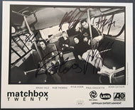 Matchbox Twenty Band Autographed Signed Publicity Photo JSA LOA Atlantic Records