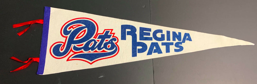 Vintage Regina Pats Felt Pennant Western Hockey League WHL 36