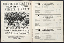 Load image into Gallery viewer, 1979 Maple Leaf Gardens Track and Field Event Program Ben Johnson Vintage
