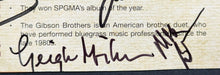 Load image into Gallery viewer, The Gibson Brothers + Ambush Blue Grass Band Autographed Promo Card Signed
