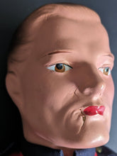Load image into Gallery viewer, 1936 Royal Canadian Mounted Vintage Police Doll Stuffed Body RCMP Brass Buttons
