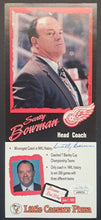 Load image into Gallery viewer, Scotty Bowman Autographed Promotional Card Signed Detroit Red Wings JSA COA
