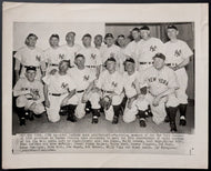 Babe Ruth Vintage Wire Photo New York Yankees Final Visit To Yankee Stadium LOA