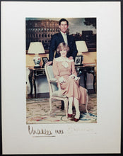 Load image into Gallery viewer, King Charles III Autographed Signed Photo + Princess Diana JSA Royalty Vintage

