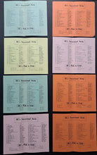 Load image into Gallery viewer, Set of 32 1961-62 CKOC Radio OC The Busy Bee Sensational Sixty Music Charts VTG
