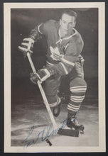 Load image into Gallery viewer, 1960s Bert Olmstead Signed Toronto Maple Leafs Issued Postcard Autographed NHL
