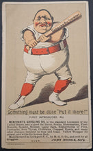 Load image into Gallery viewer, 1880s H804-7 Merchart&#39;s Gargling Oil Liniment Victorian Baseball Trading Card
