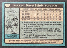 Load image into Gallery viewer, Dave Stieb Signed Topps Contract Autographed + Rookie Card Blue Jays LOA Vtg MLB
