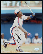 Load image into Gallery viewer, Signed Autographed Photo Montreal Expos Left Fielder Tim Raines JSA MLB Vintage
