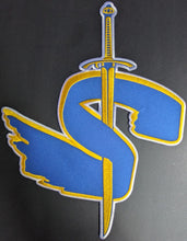 Load image into Gallery viewer, 1971-1974 Cincinnati Swords American Hockey League Logo Patch Reproduction
