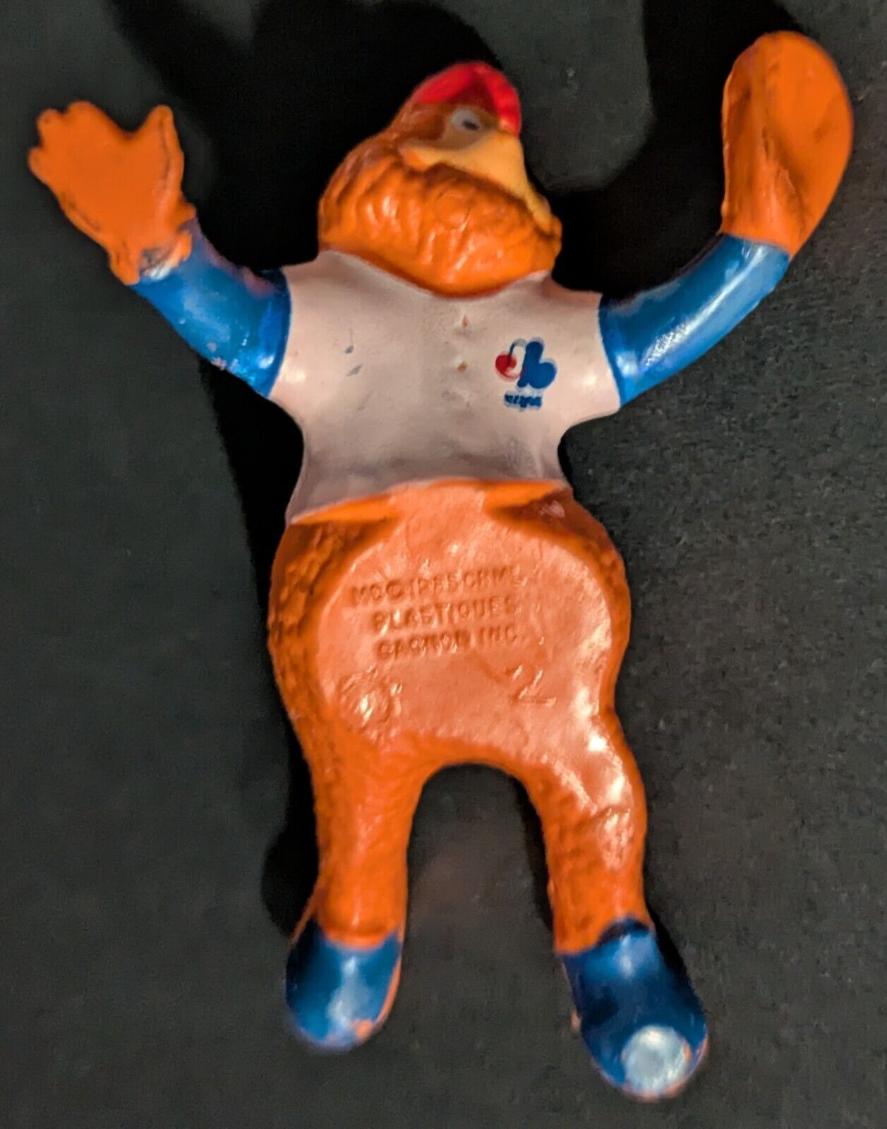 Set Of 4 MLB Montreal Expos Mascot Youppi PVC Figures 1986 Gulf 