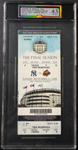 Load image into Gallery viewer, 2008 Final Game At Yankee Stadium Ticket NY Yankees Baltimore Orioles iCert MLB
