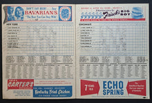 Load image into Gallery viewer, 1966 Crosley Field Baseball Scorecard Cincinnati Reds Vs New York Mets MLB
