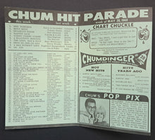 Load image into Gallery viewer, 1968 Jimi Hendrix CHUM Radio Station Rock Music Chart Top 50 Cover
