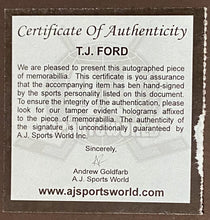 Load image into Gallery viewer, TJ Ford Toronto Raptors Baskeball NBA Signed Autographed Photo + COA
