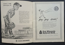 Load image into Gallery viewer, 1958 World Series Program Milwaukee Braves New York Yankees MLB Baseball Vintage
