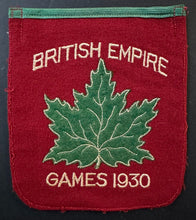 Load image into Gallery viewer, 1930 Inaugural British Empire Games Vintage Patch Commonwealth Bobby Robinson
