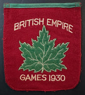 1930 Inaugural British Empire Games Vintage Patch Commonwealth Bobby Robinson