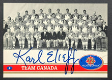 Load image into Gallery viewer, 1972 Summit Series Karl Elieff Team Canada Hockey Windbreaker Jacket Vintage
