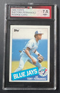 1985 Topps MLB #48 Tony Fernandez Toronto Blue Jays Baseball Card KSA Vintage