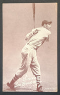 1939-1946 Lou Boudreau Vintage MLB Baseball Player Salutations Exhibit Card