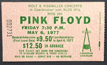 Load image into Gallery viewer, 1977 Pink Floyd Anaheim Stadium Concert Ticket Stub The Animals Album Vtg
