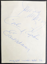 Load image into Gallery viewer, MLB Managers Signed Cut Earl Weaver And Cal Ripken Sr + NHL Player Jim Mckenny
