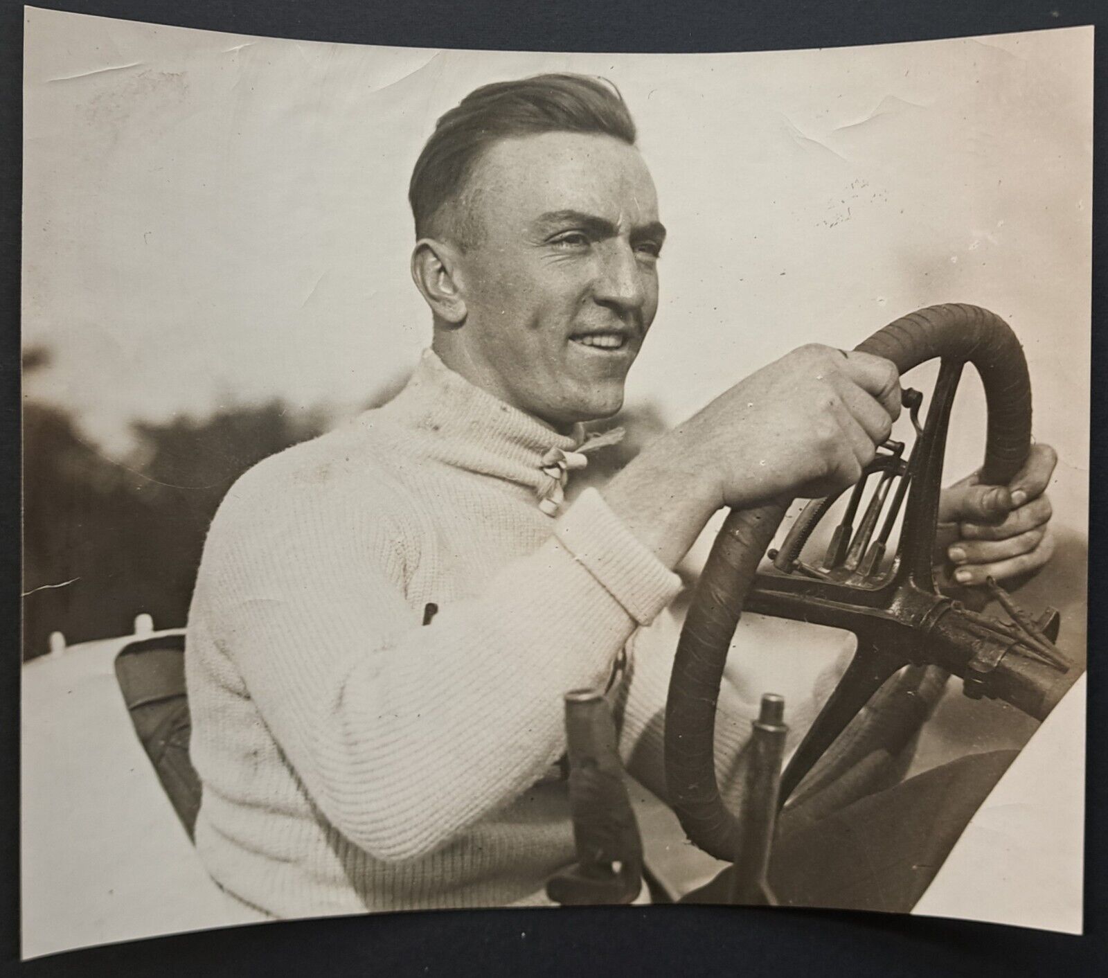 Rickenbacker Racing 1912 Eddie Rickenbacker B&W Photo WWI Flying Ace Racing RMY LOA Vintag ...