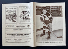 Load image into Gallery viewer, 1939 Stanley Cup Semi-Final Boston Garden Playoff Program Hockey NHL Bruins
